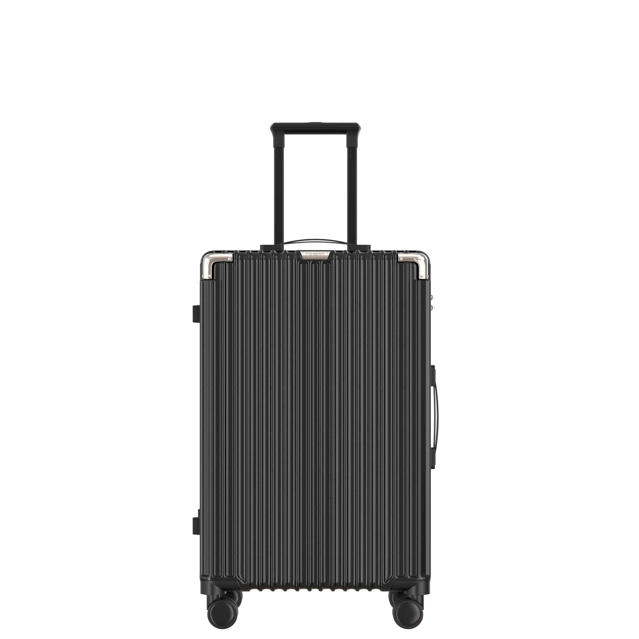 VOYAGOUX - CLASSIC - Sustainable Travel Suitcase - Black - 71L, Medium (M)