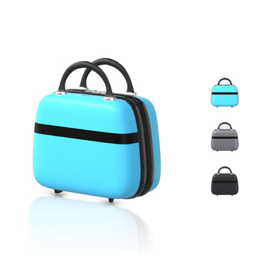 VOYAGOUX - Durable ABS Travel Suitcase - Light Blue - 14L, Extra Small (XS)