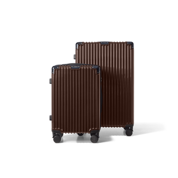 2-piece suitcase set, olive green | S / L 