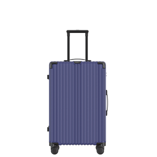 Voyagoux® CLASSIC - Sustainable Travel Suitcase - Dark Blue | 71L, Medium (M)