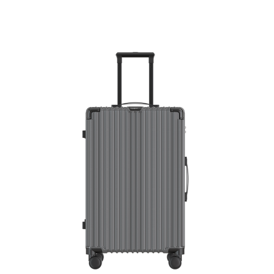 Voyagoux® CLASSIC - Sustainable Travel Suitcase - Dark Gray | 71L, Medium (M) 