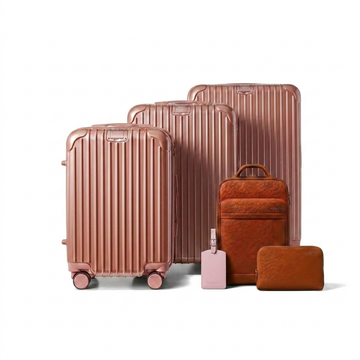 Horizon Travel-Set in Roségold