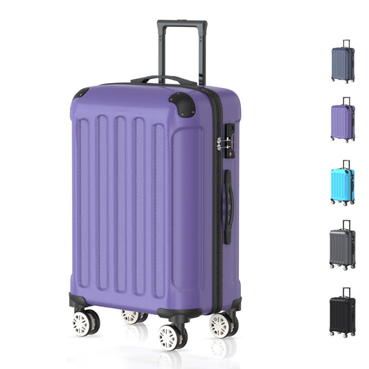 VOYAGOUX - Duurzame ABS Reiskoffer - Paars - 35L, Small (S)