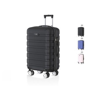 Voyagoux® REVELATION - Hand luggage Travel suitcase - 39L - Suitcases - Travel suitcase with wheels -Black - TSA Lock 