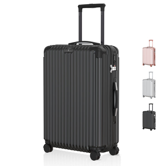 Voyagoux® ESSENTIALS - Stijlvolle Reiskoffer -  Zwart | 116L, Large (L)