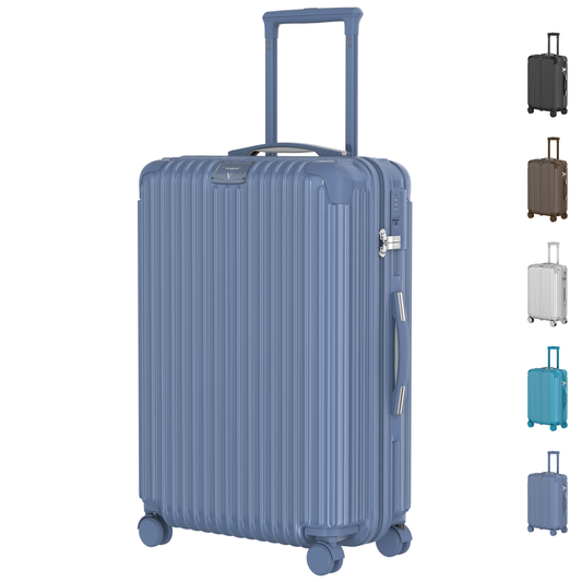 Voyagoux® ESSENTIALS - Stijlvolle Reiskoffer - Nardo Grijs | 116L, Large (L)