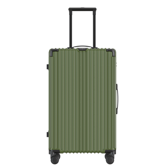 Voyagoux® CLASSIC - Sustainable Travel Suitcase - Olive Green | 113L, Large (L)