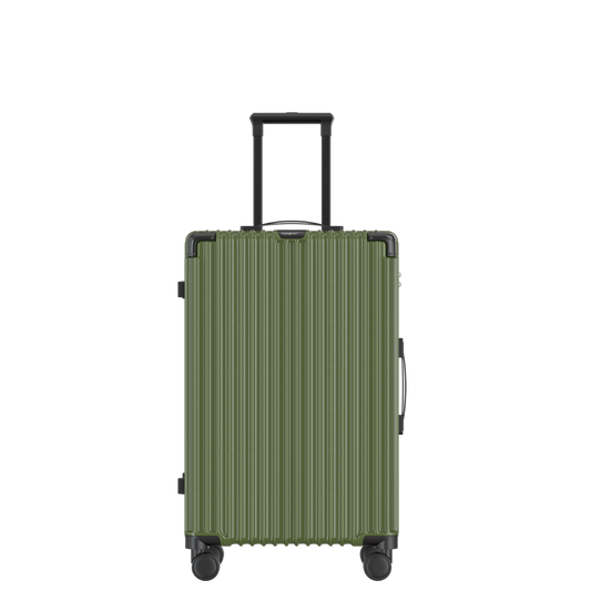 Voyagoux® CLASSIC - Duurzame Reiskoffer - Olijfgroen | 71L, Medium (M)