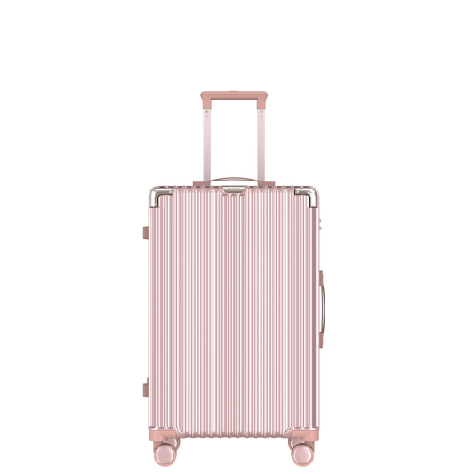 Voyagoux® CLASSIC - Duurzame Reiskoffer - Rose Gold | Medium (M)