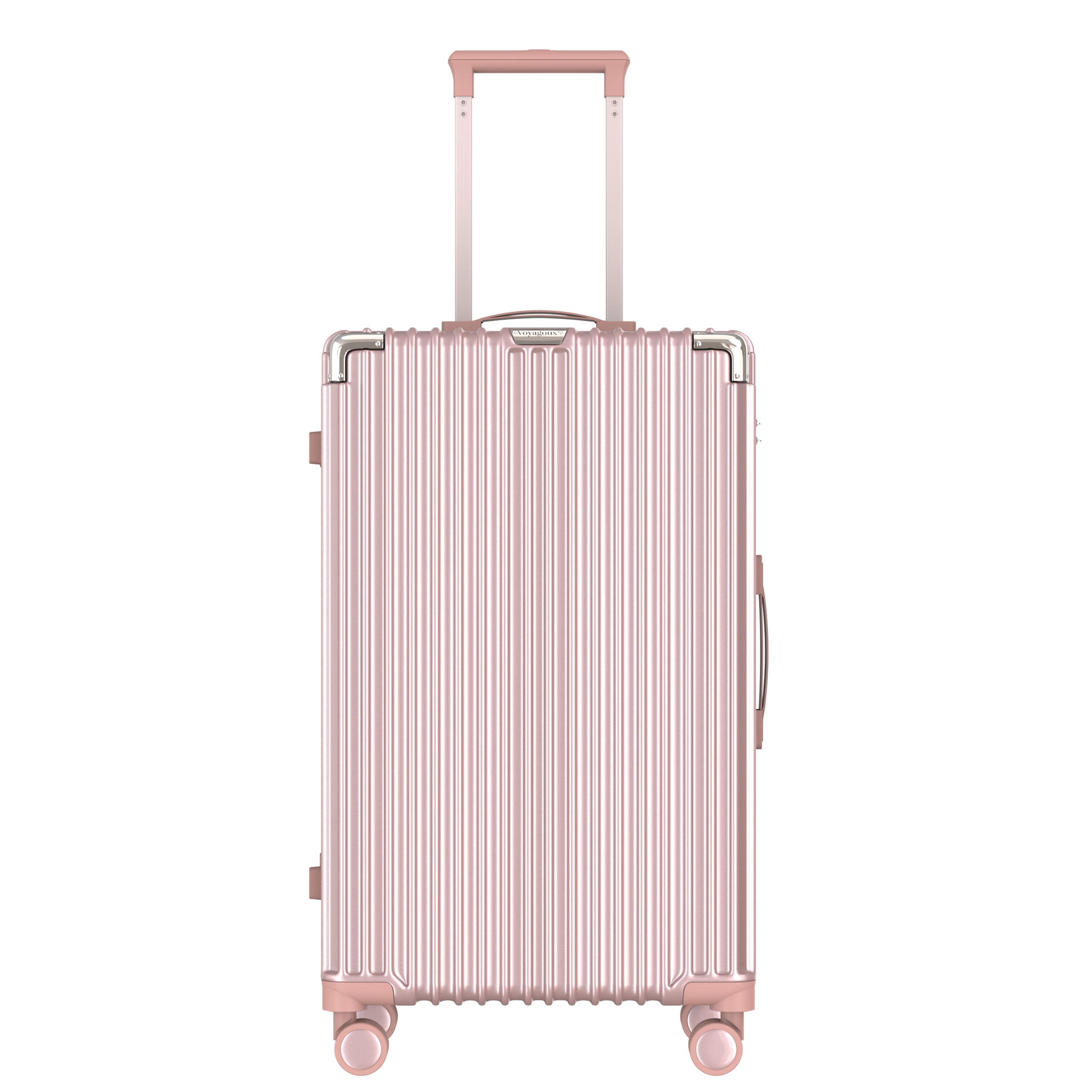 Voyagoux® CLASSIC - Duurzame Reiskoffer - Rose Gold | 113L, Large (L)