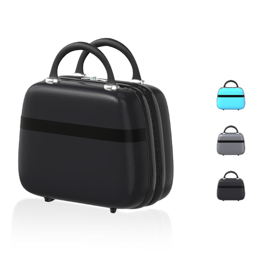 VOYAGOUX - Durable ABS Travel Suitcase - Black - 14L, Extra Small (XS)