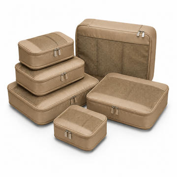 Premium-Packing-Cubes, 6-teilig | Beige