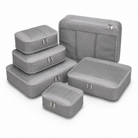 Premium Packing Cubes, 6-Piece Set | Gray