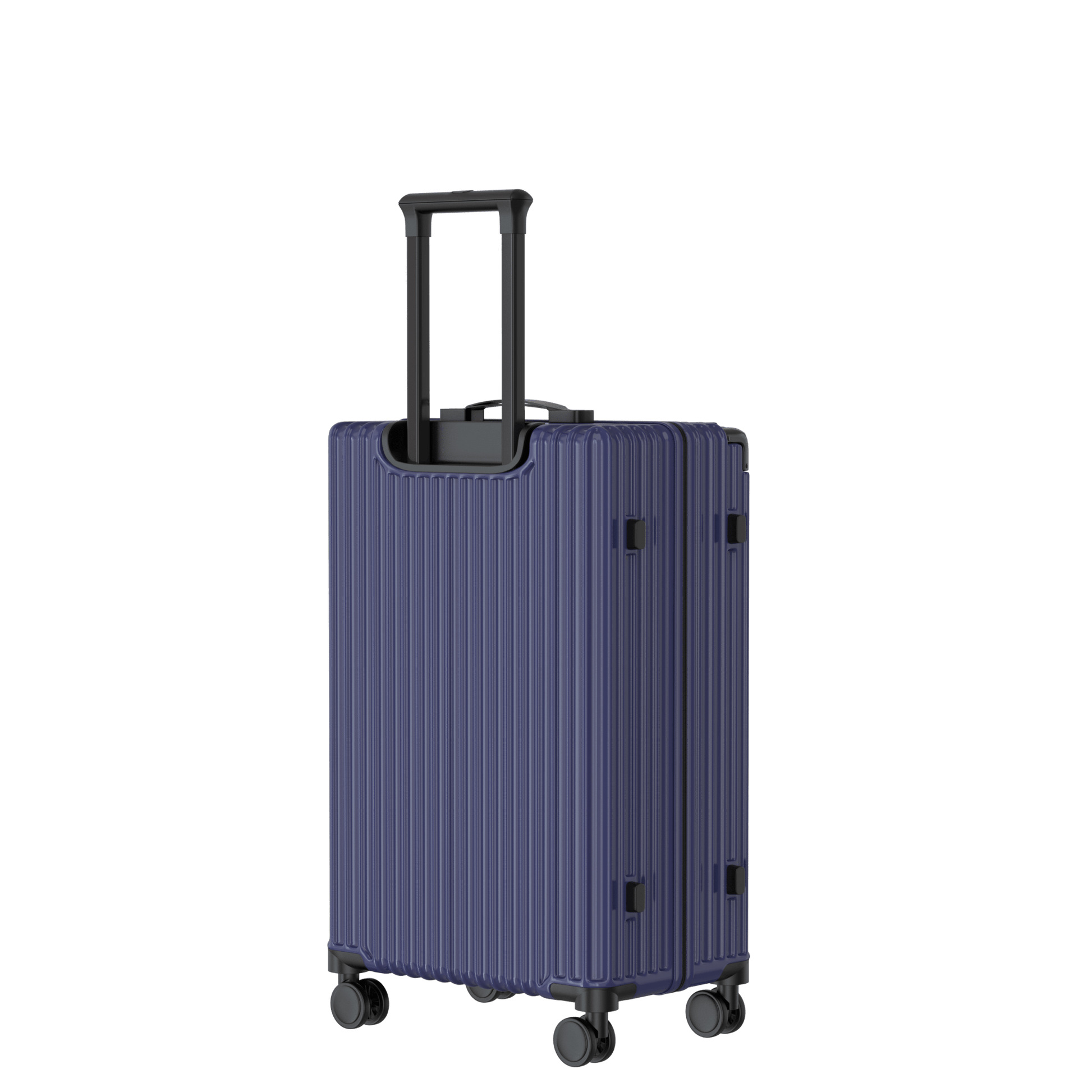 Voyagoux® CLASSIC - 2 - delige Duurzame Reiskoffer Set - Donkerblauw | M / L - Voyagoux