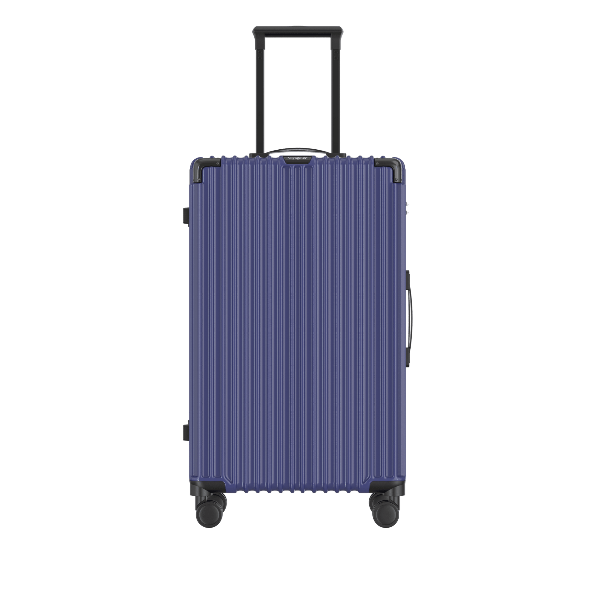 Voyagoux® CLASSIC - 2 - delige Duurzame Reiskoffer Set - Donkerblauw | M / L - Voyagoux