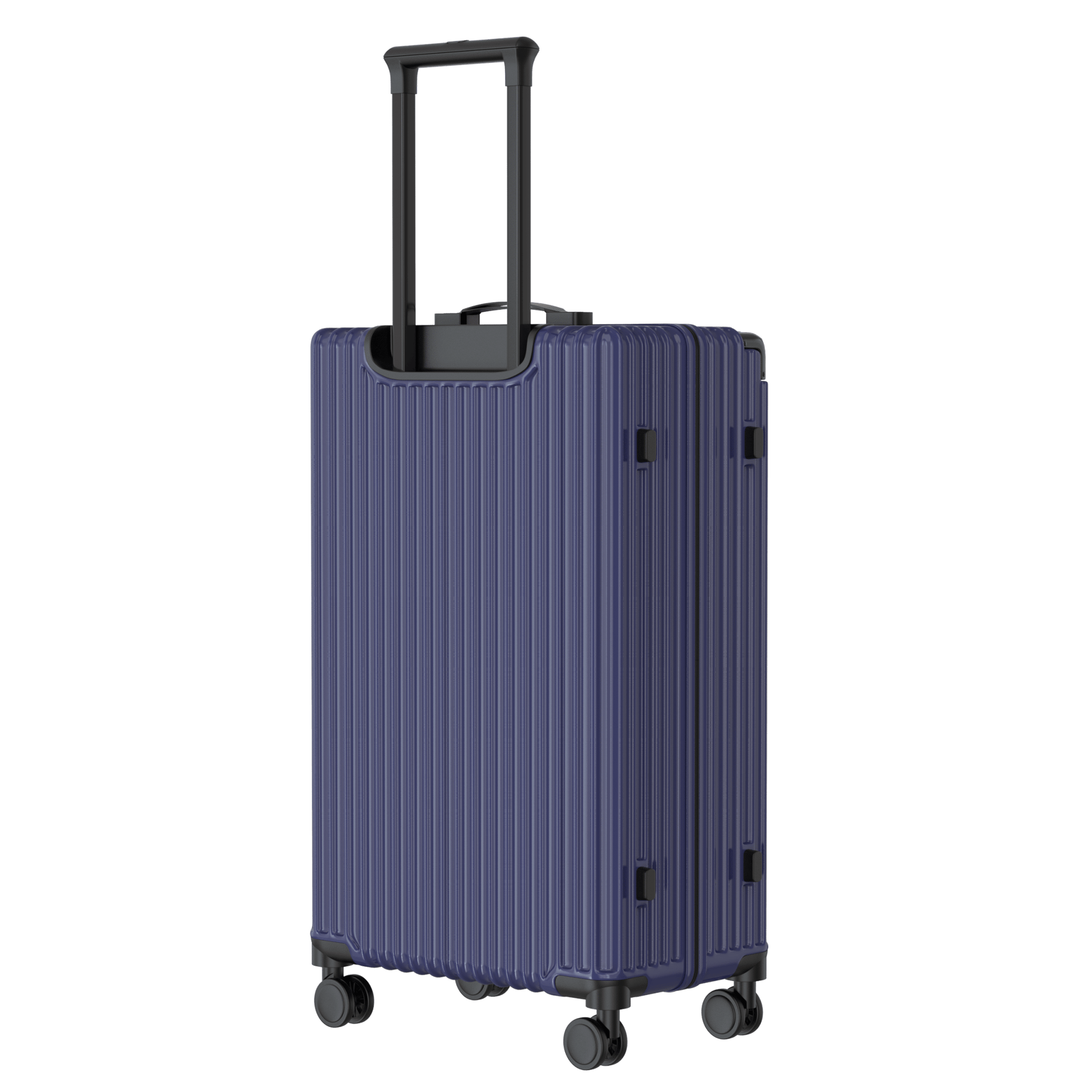 Voyagoux® CLASSIC - 2 - delige Duurzame Reiskoffer Set - Donkerblauw | M / L - Voyagoux