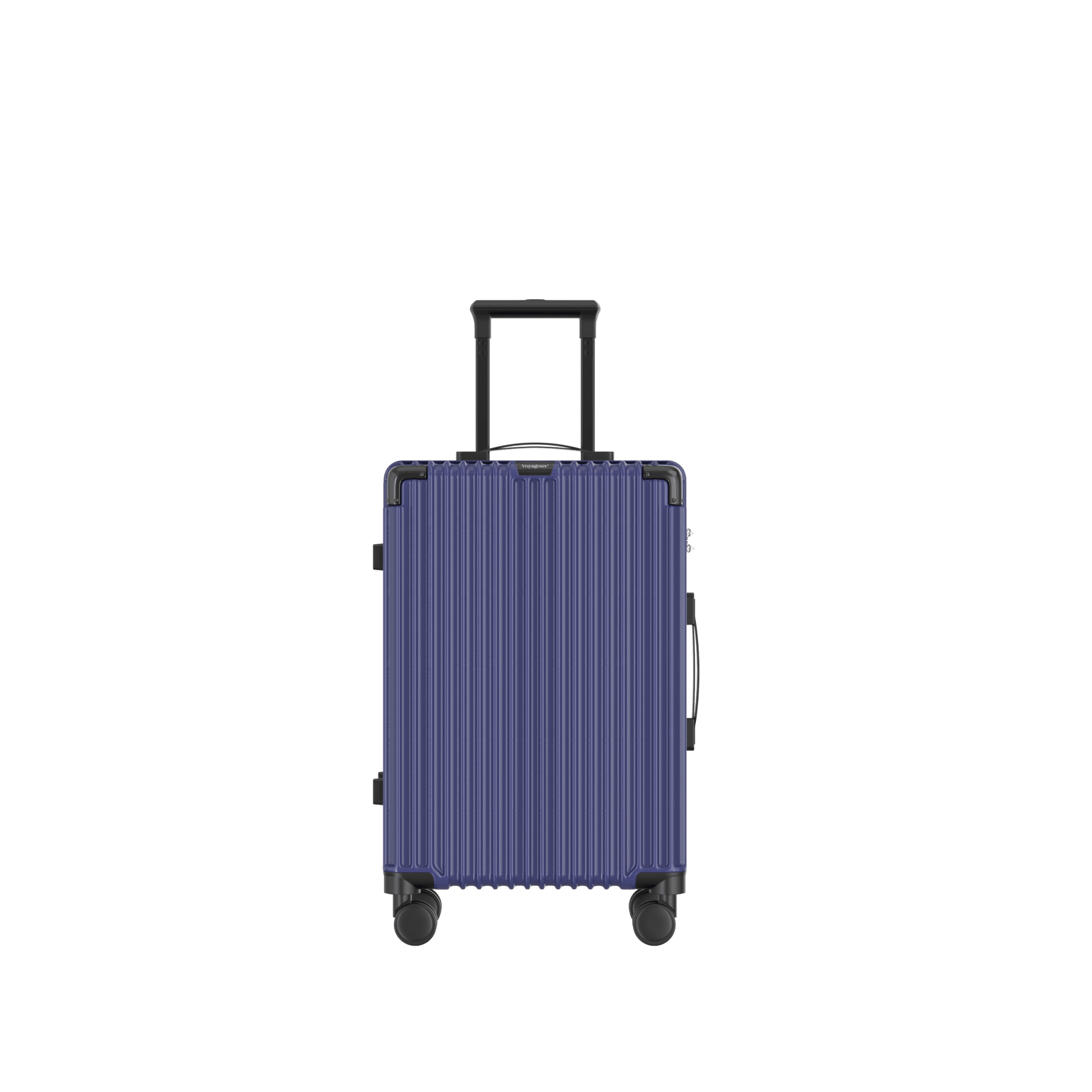 Voyagoux® CLASSIC - 2 - delige Duurzame Reiskoffer Set - Donkerblauw | S / M - Voyagoux