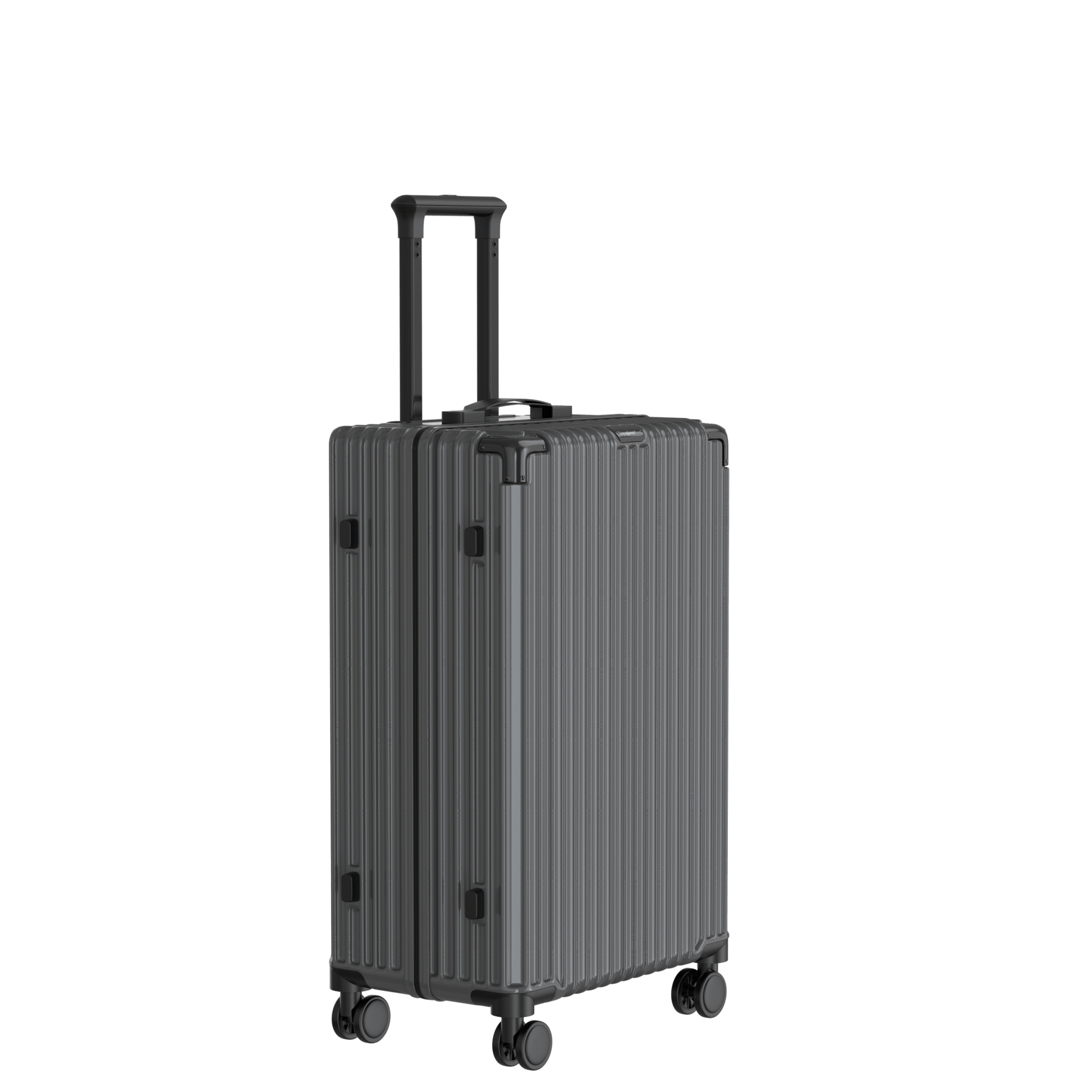 Voyagoux® CLASSIC - 2 - delige Duurzame Reiskoffer Set - Donkergrijs | M / L - Voyagoux