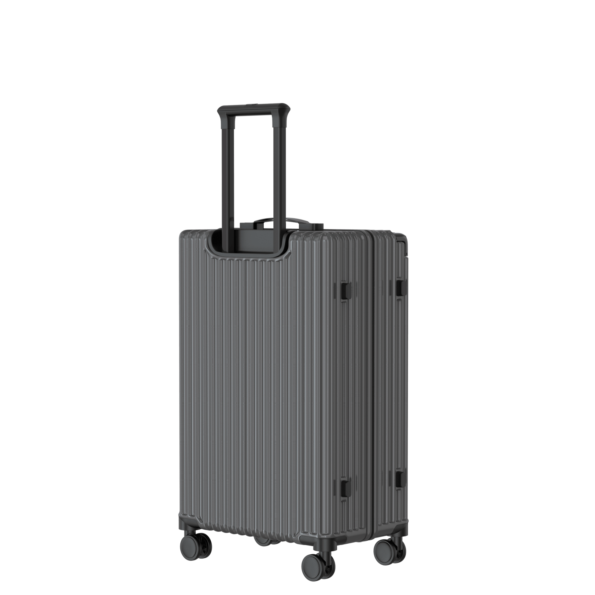 Voyagoux® CLASSIC - 2 - delige Duurzame Reiskoffer Set - Donkergrijs | M / L - Voyagoux