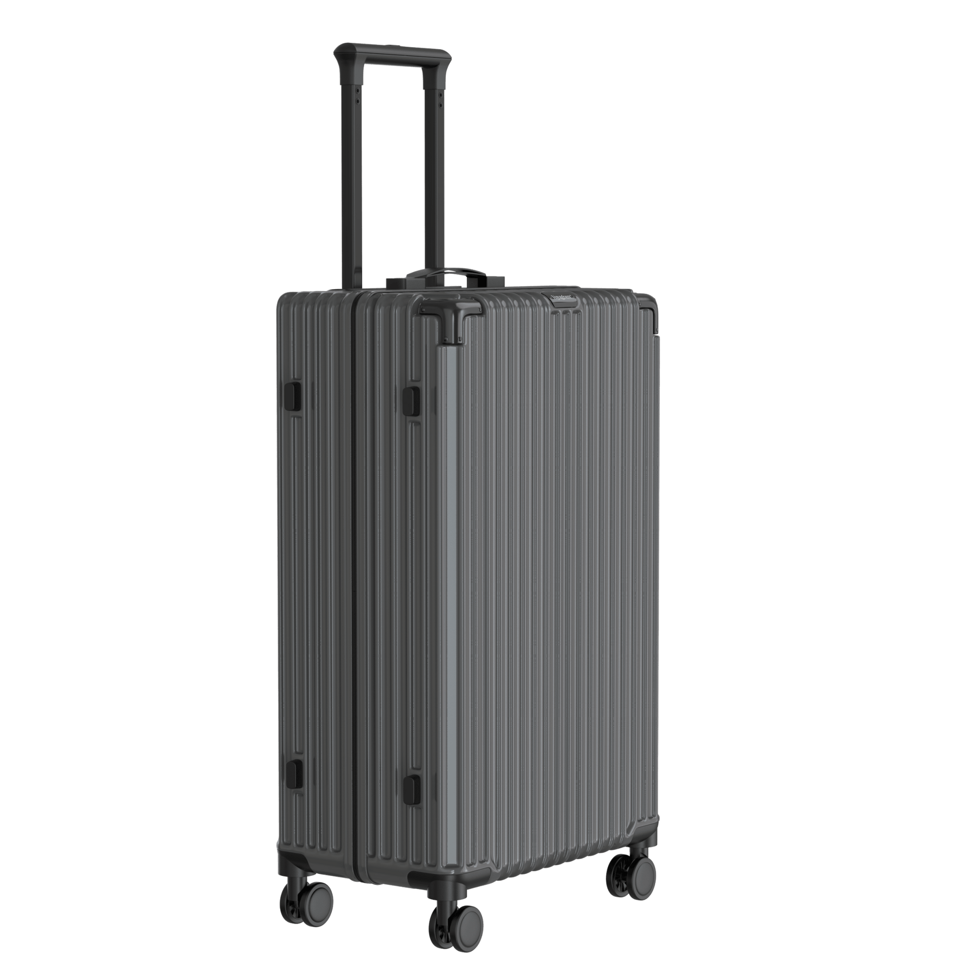 Voyagoux® CLASSIC - 2 - delige Duurzame Reiskoffer Set - Donkergrijs | M / L - Voyagoux