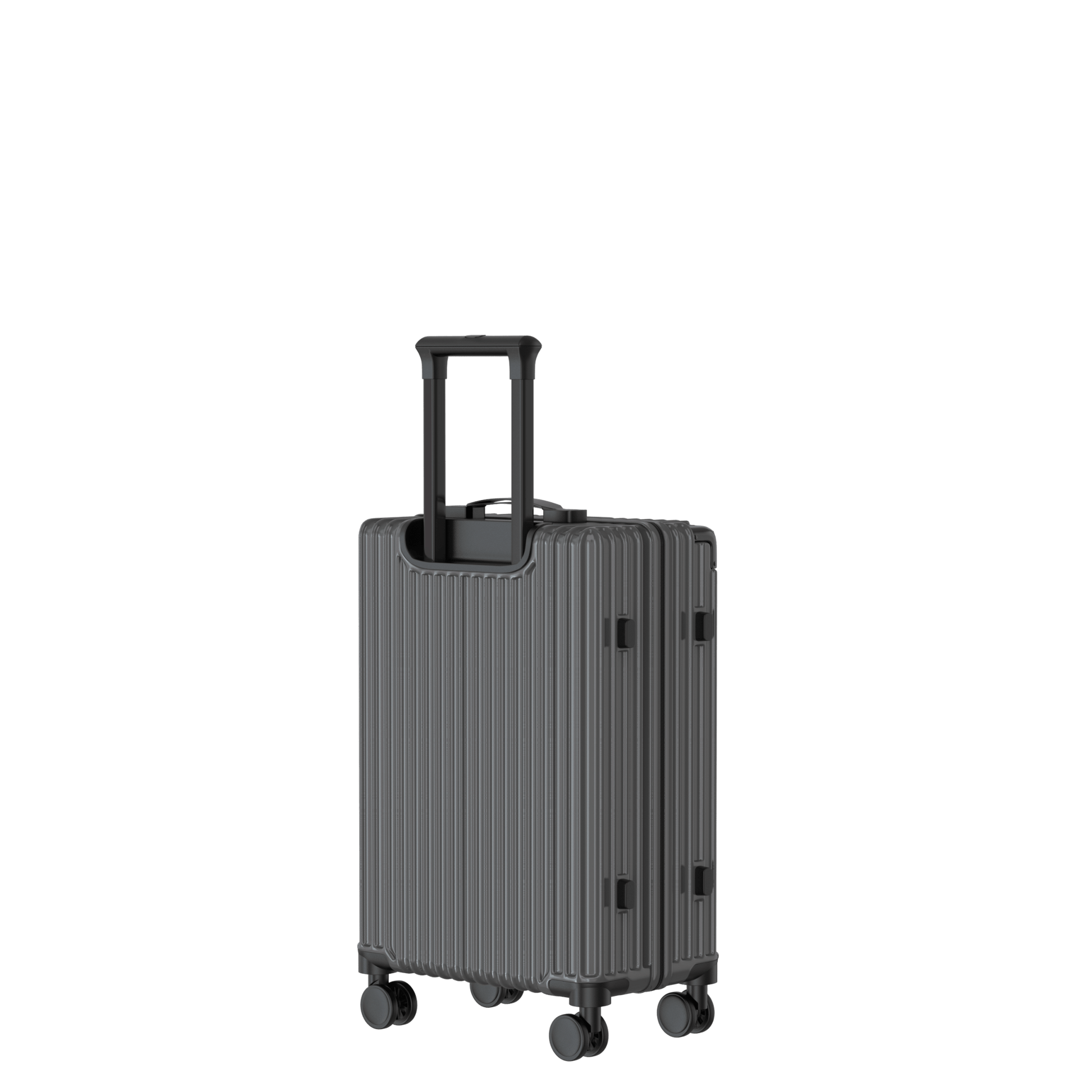 Voyagoux® CLASSIC - 2 - delige Duurzame Reiskoffer Set - Donkergrijs | S / L - Voyagoux