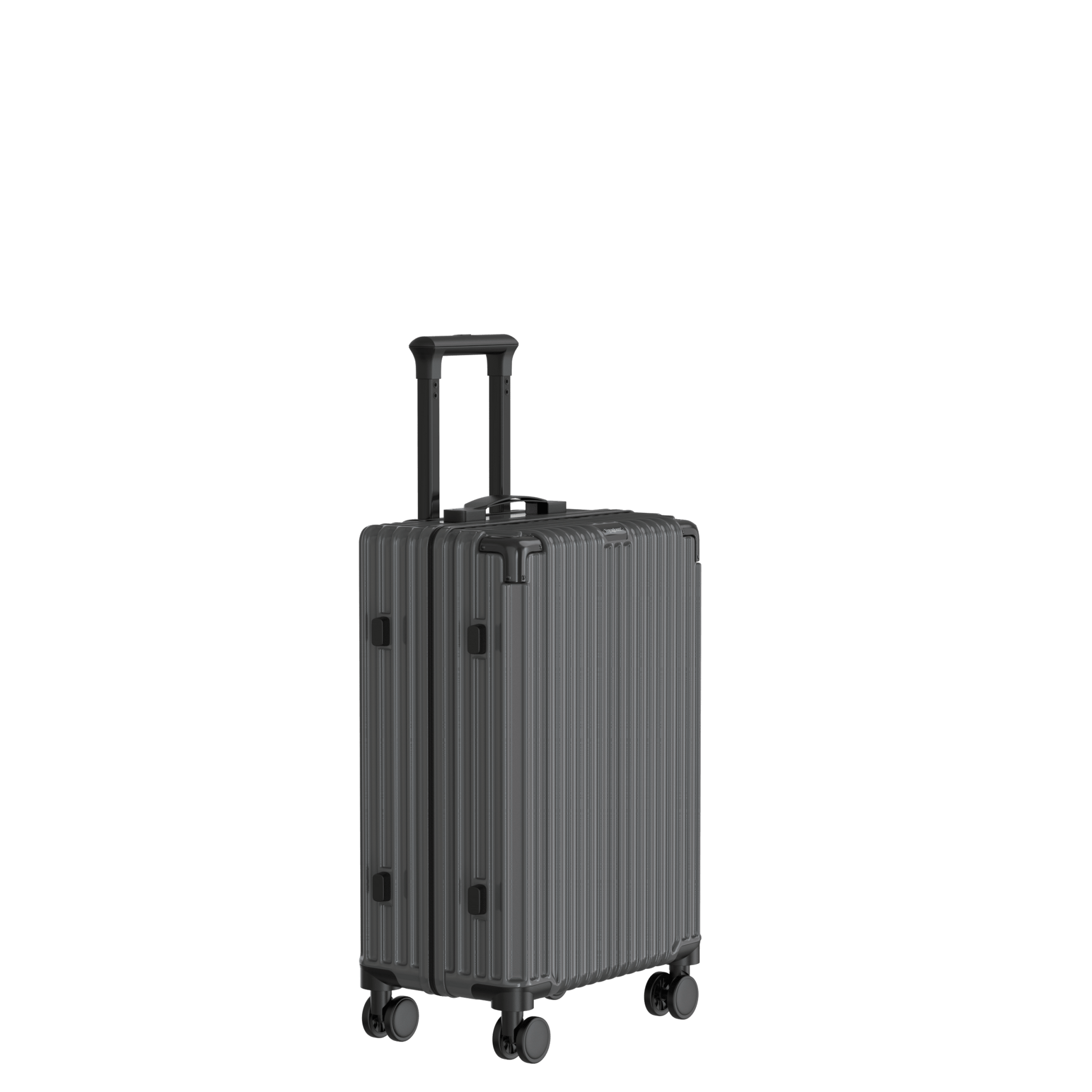 Voyagoux® CLASSIC - 2 - delige Duurzame Reiskoffer Set - Donkergrijs | S / L - Voyagoux