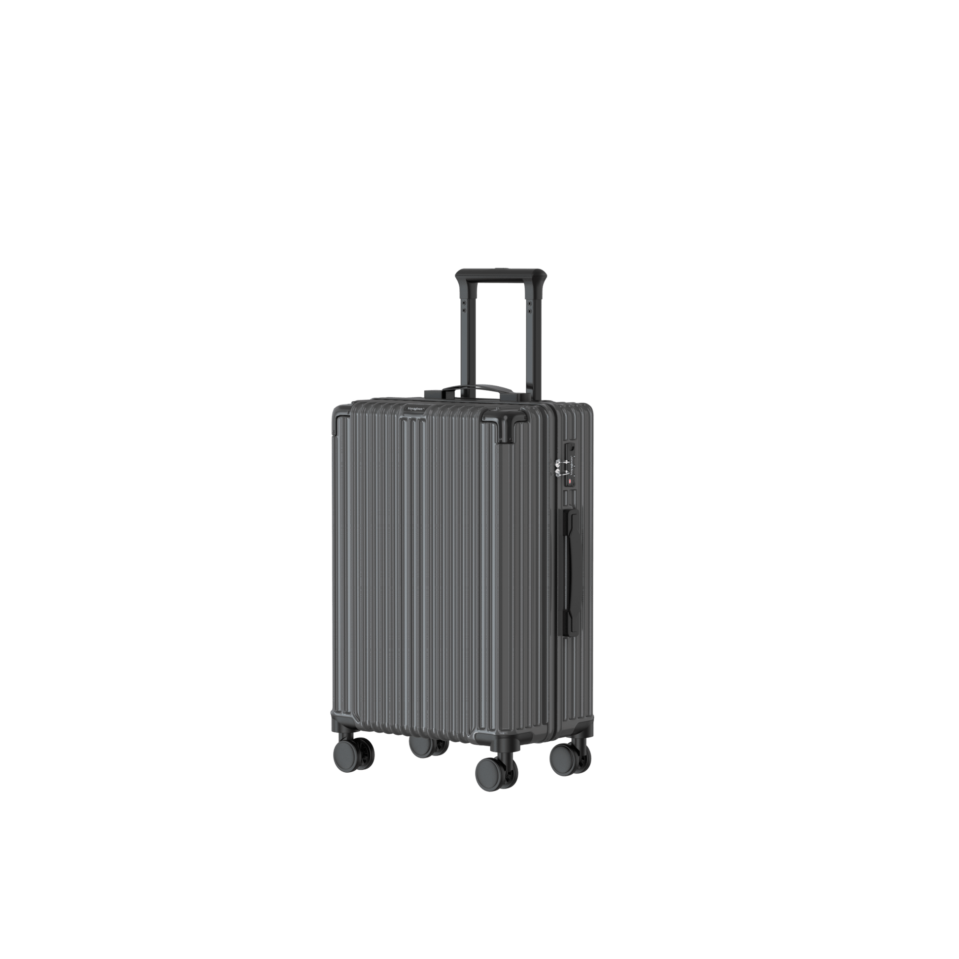 Voyagoux® CLASSIC - 2 - delige Duurzame Reiskoffer Set - Donkergrijs | S / M - Voyagoux