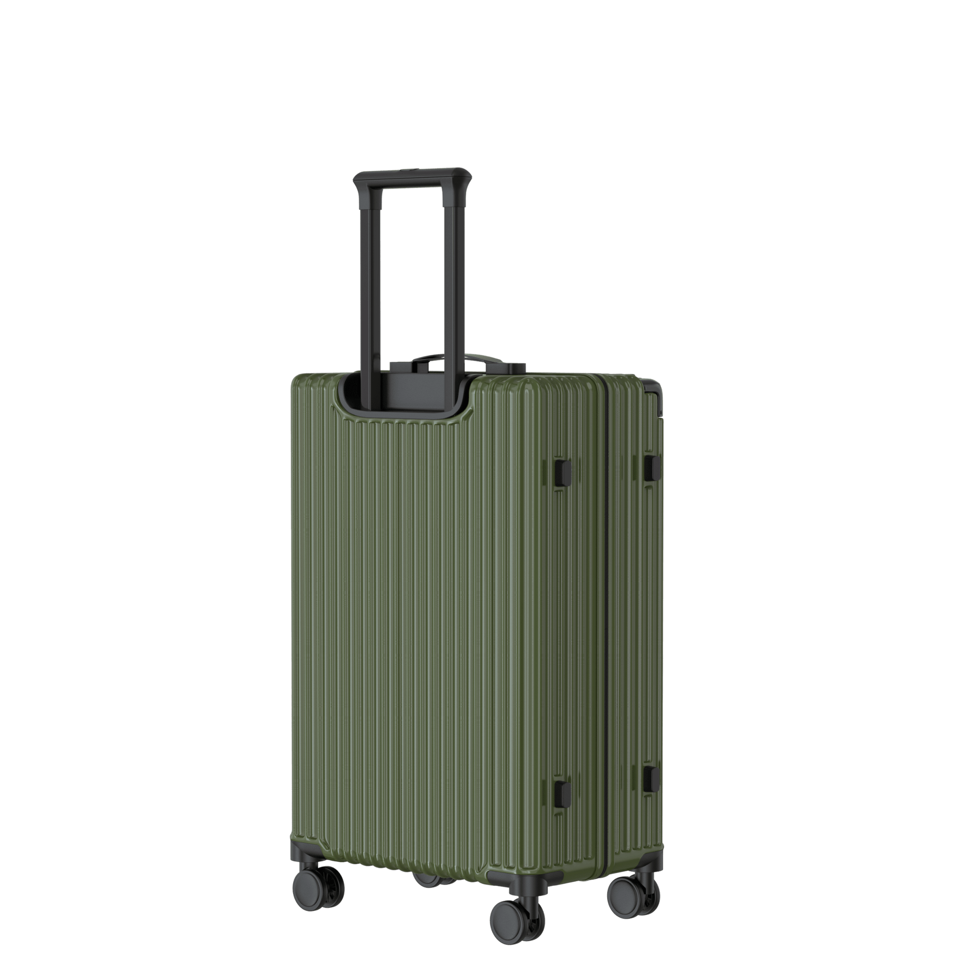 Voyagoux® CLASSIC - 2 - delige Duurzame Reiskoffer Set - Olijfgroen | M / L - Voyagoux