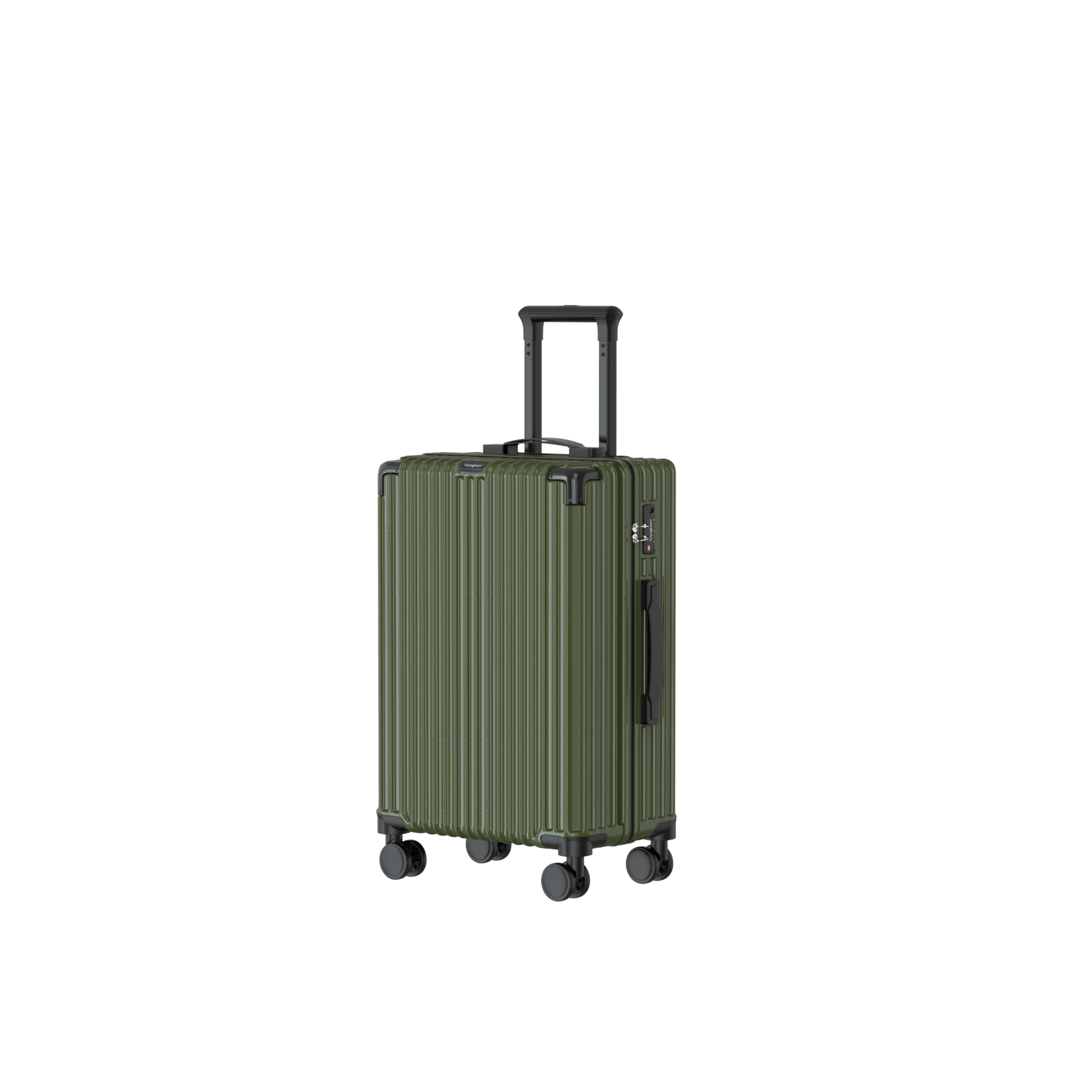 Voyagoux® CLASSIC - 2 - delige Duurzame Reiskoffer Set - Olijfgroen | S / L - Voyagoux