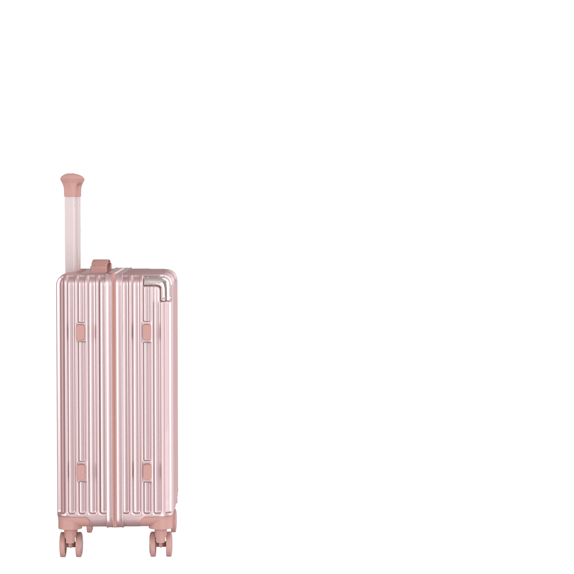 Voyagoux® CLASSIC - 2 - delige Duurzame Reiskoffer Set - Rose Gold | S / M - Voyagoux