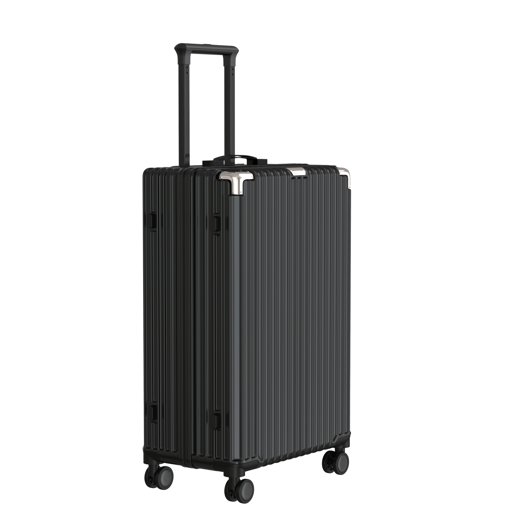 Voyagoux® CLASSIC - 2 - delige Duurzame Reiskoffer Set - Zwart | S / L - Voyagoux