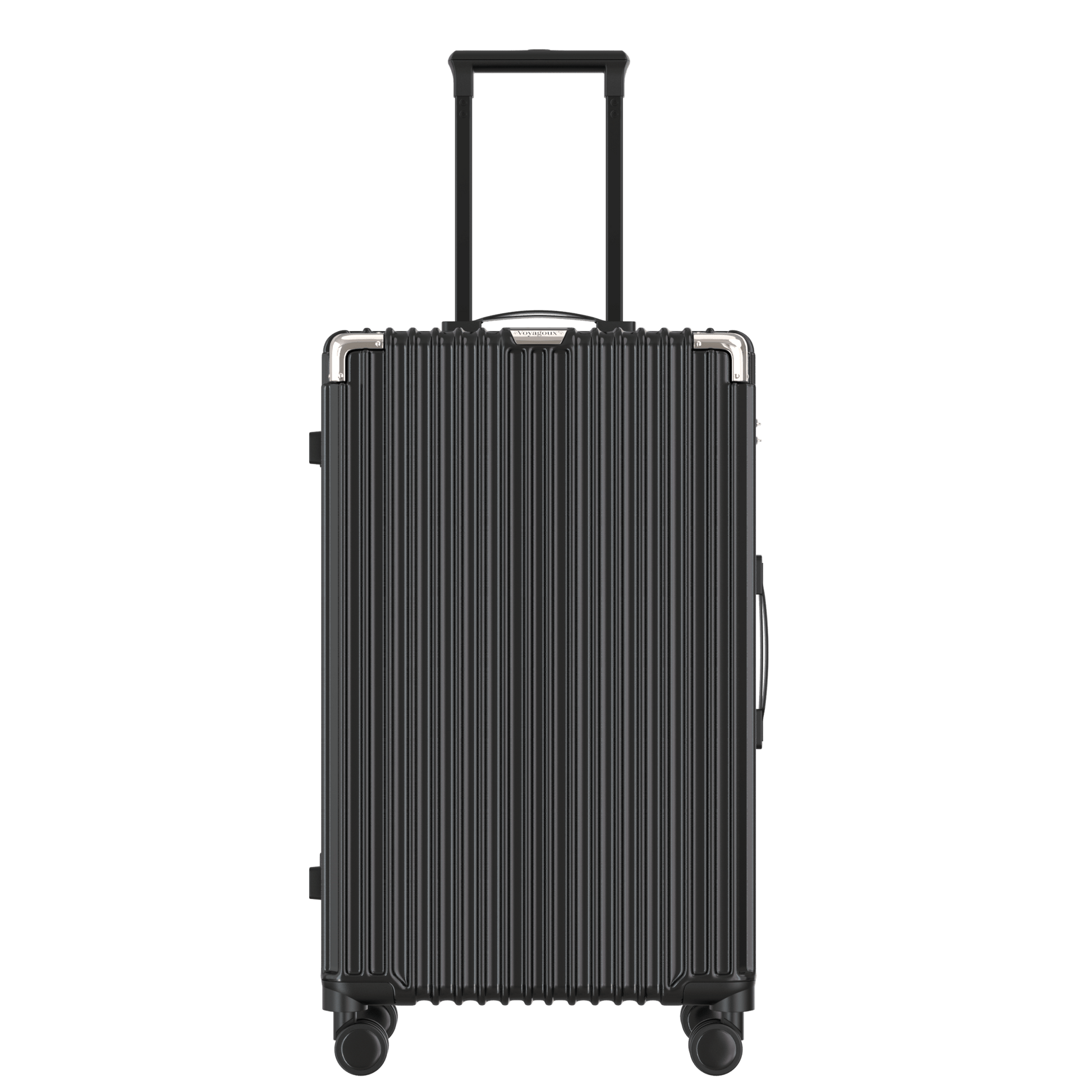 Voyagoux® CLASSIC - 2 - delige Duurzame Reiskoffer Set - Zwart | S / L - Voyagoux