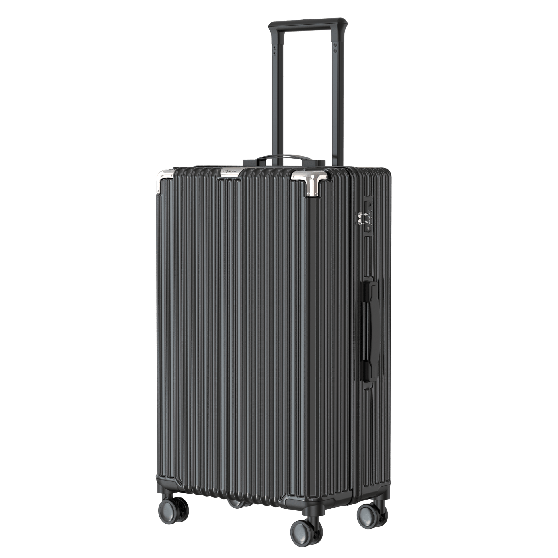 Voyagoux® CLASSIC - 2 - delige Duurzame Reiskoffer Set - Zwart | S / L - Voyagoux