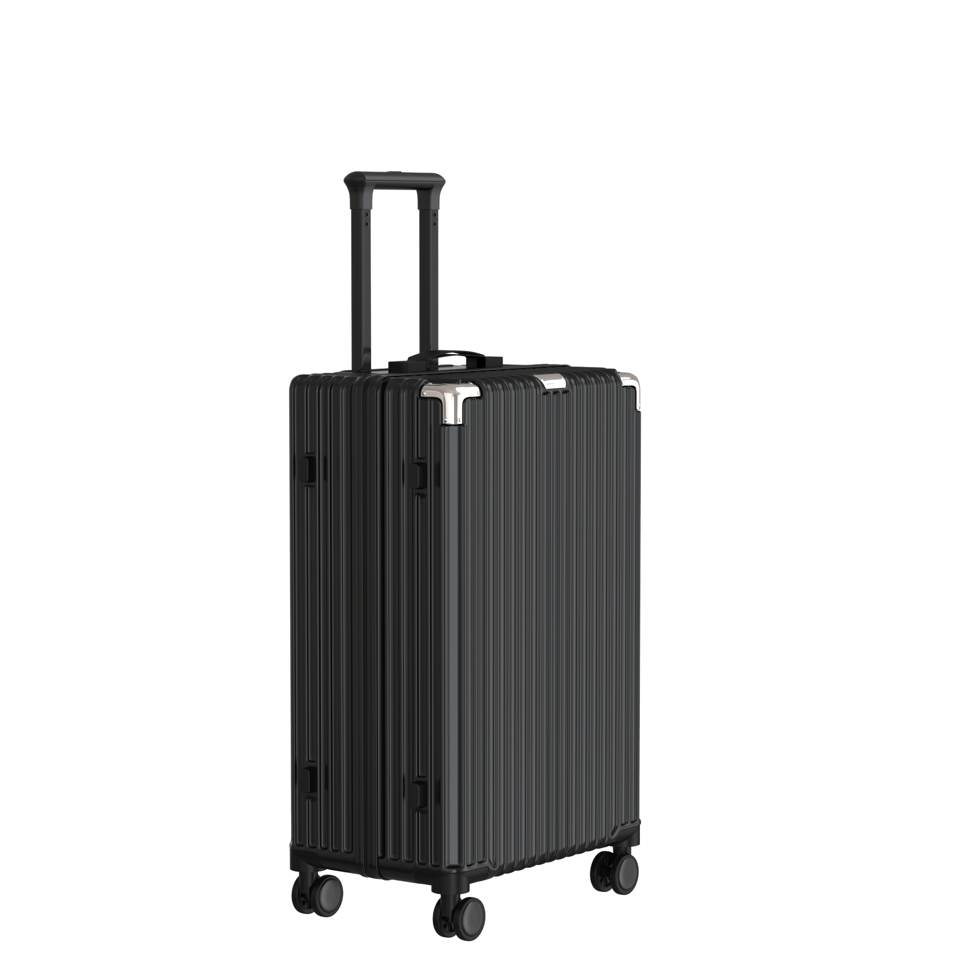 Voyagoux® CLASSIC - 2 - delige Duurzame Reiskoffer Set - Zwart | S / M - Voyagoux