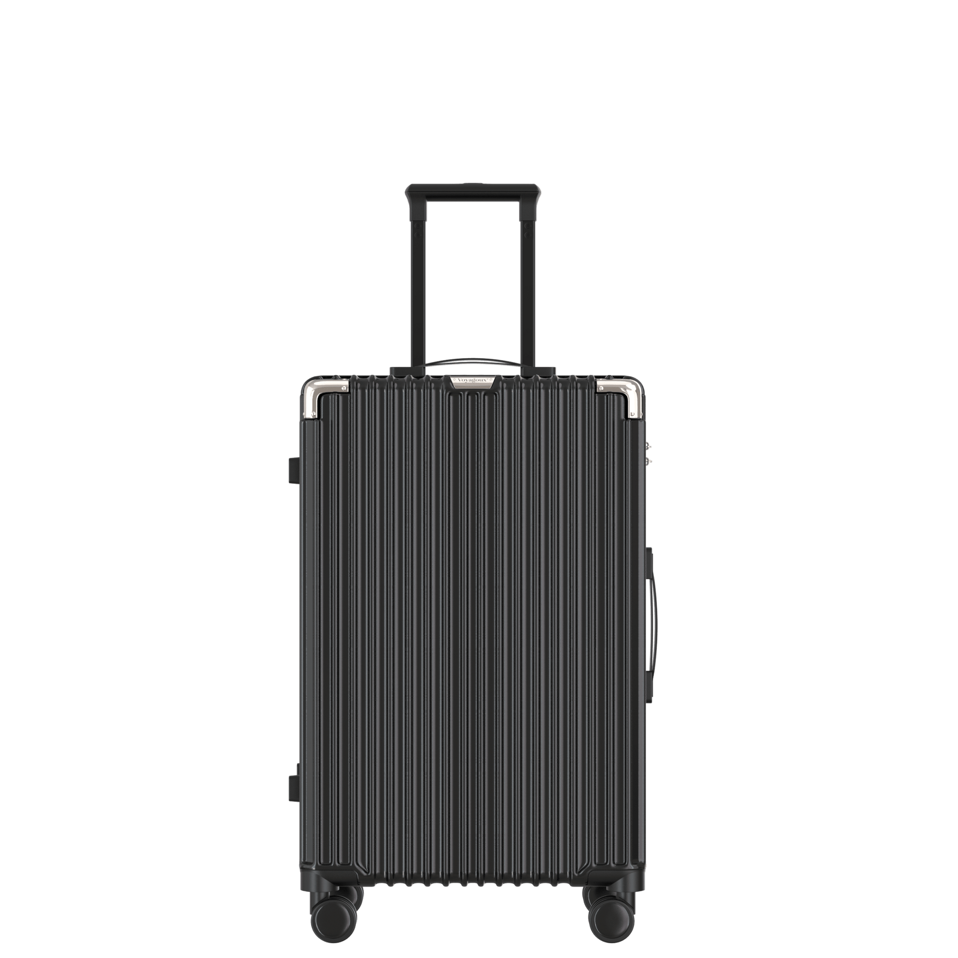 Voyagoux® CLASSIC - 2 - delige Duurzame Reiskoffer Set - Zwart | S / M - Voyagoux