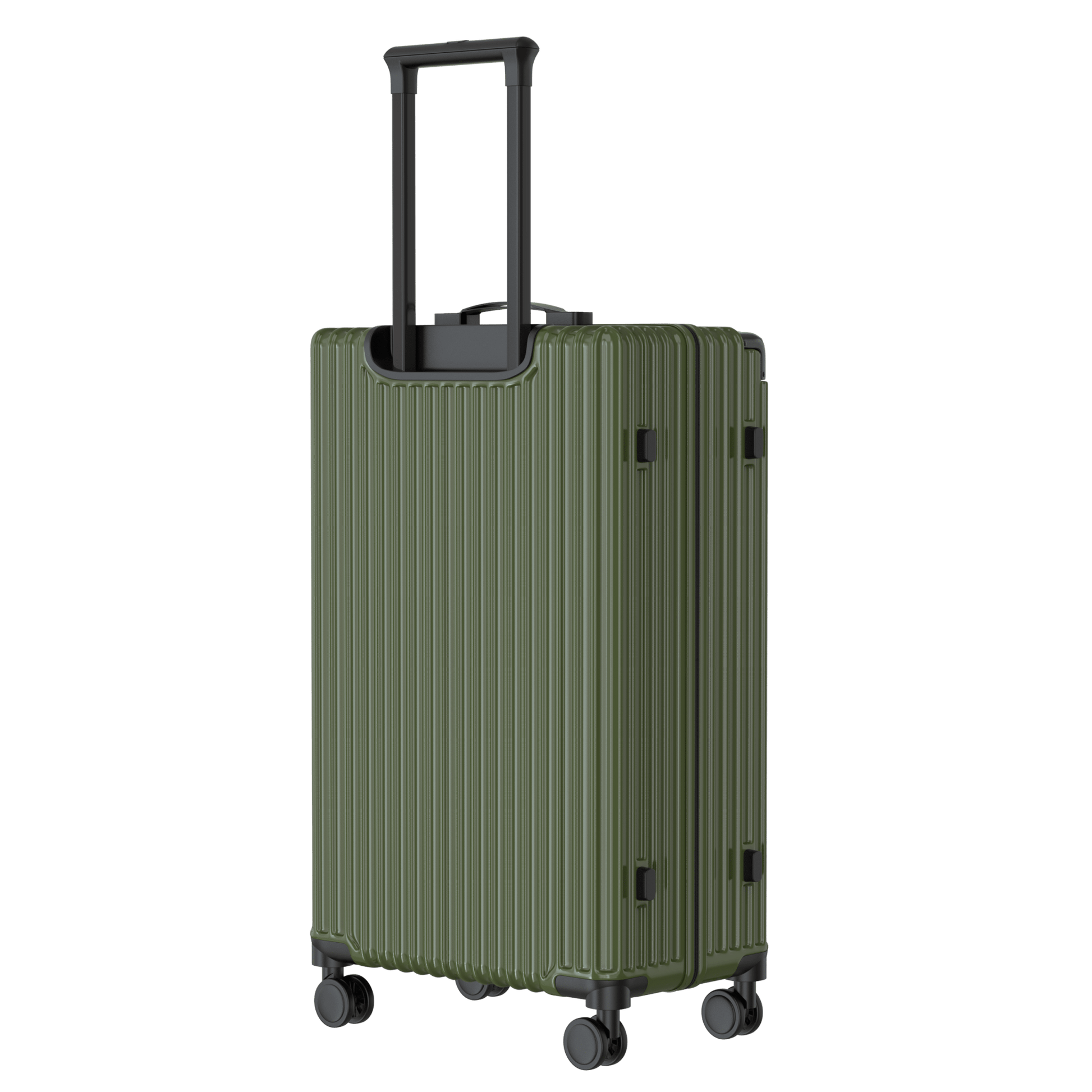 Voyagoux® CLASSIC - 3 - delige Duurzame Reiskoffer Set - Olijfgroen | S / M / L - Voyagoux