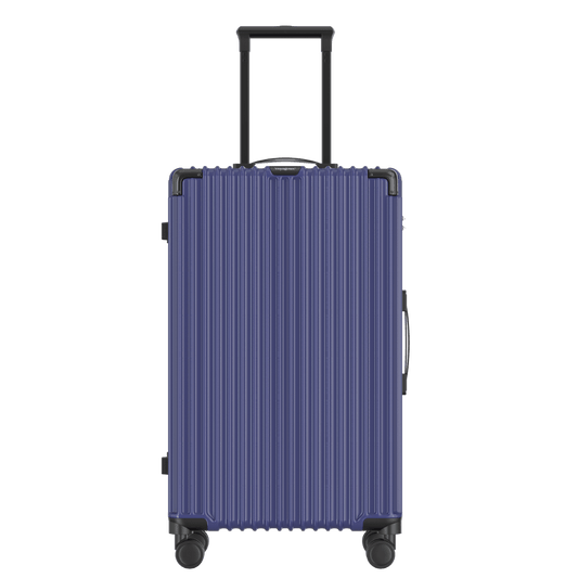 Voyagoux® CLASSIC - Duurzame Reiskoffer - Donkerblauw | 113L, Large (L)