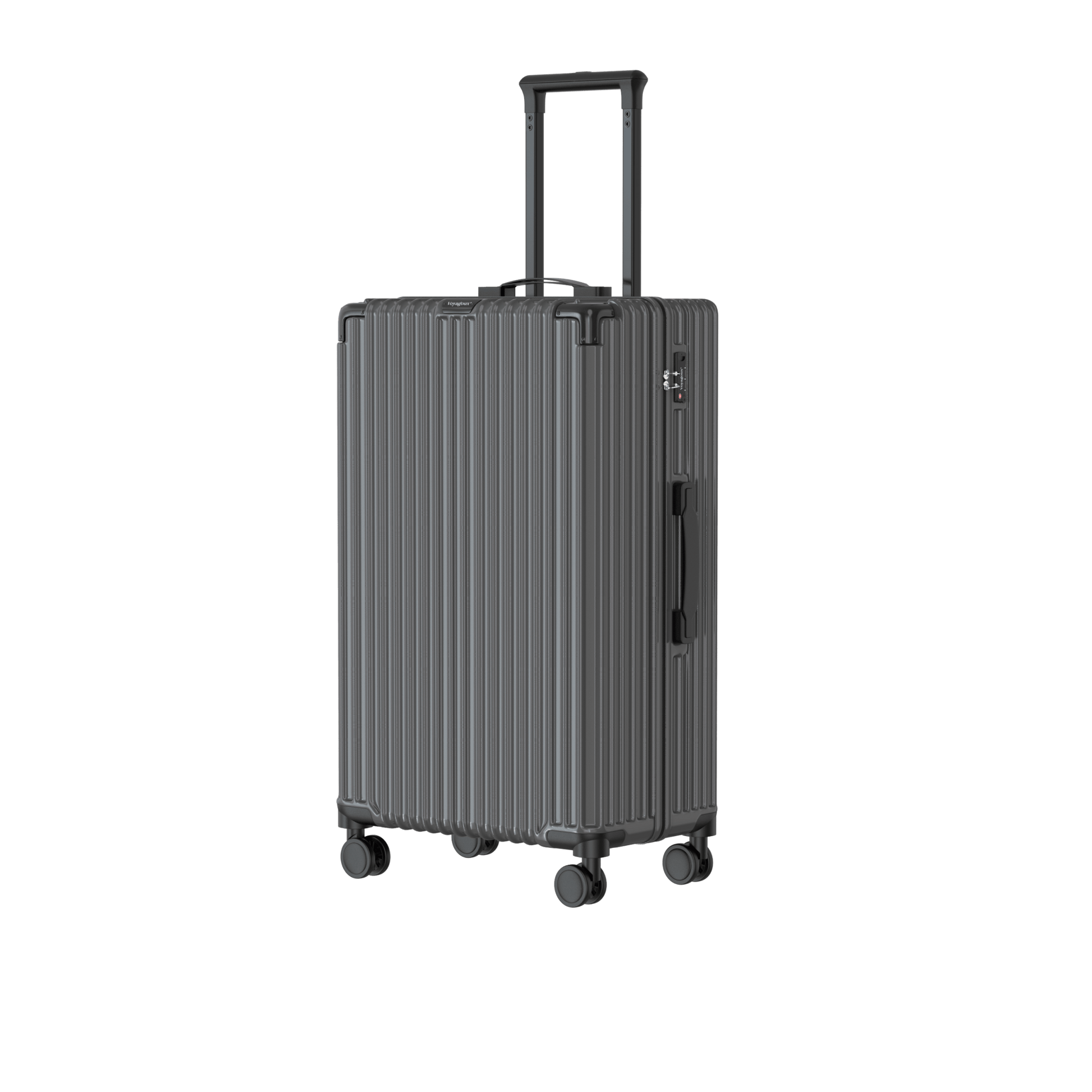 Voyagoux® CLASSIC - Duurzame Reiskoffer - Donkergrijs | 113L, Large (L) - Voyagoux