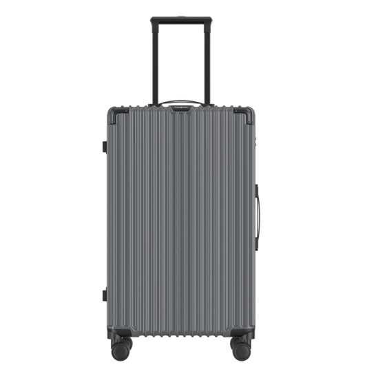 Voyagoux® CLASSIC - Duurzame Reiskoffer - Donkergrijs | 113L, Large (L)