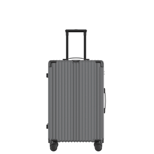 Voyagoux® CLASSIC - Duurzame Reiskoffer - Donkergrijs | 71L, Medium (M)