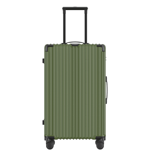 Voyagoux® CLASSIC - Duurzame Reiskoffer - Olijfgroen | 113L, Large (L)