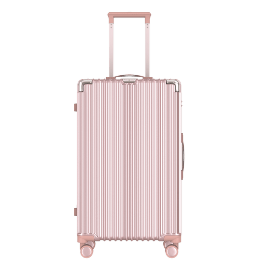 Voyagoux® CLASSIC - Duurzame Reiskoffer - Rose Gold | 113L, Large (L)