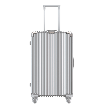 Voyagoux® CLASSIC - Duurzame Reiskoffer - Zilver | 113L, Large (L) - Voyagoux