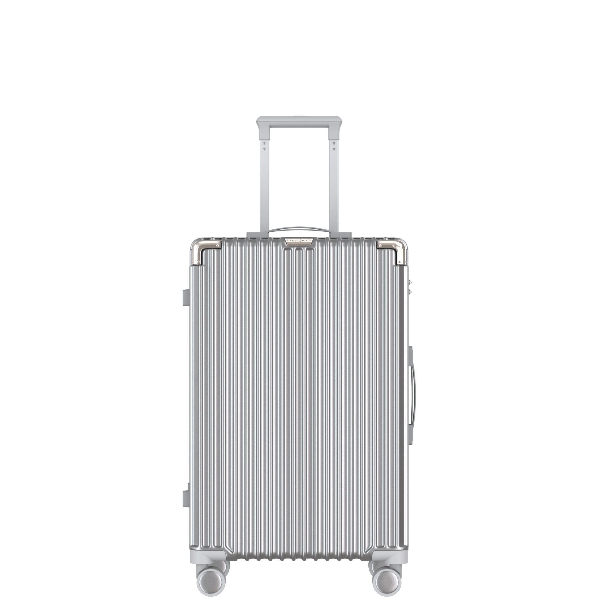 Voyagoux® CLASSIC - Duurzame Reiskoffer - Zilver | Medium (M) - Voyagoux