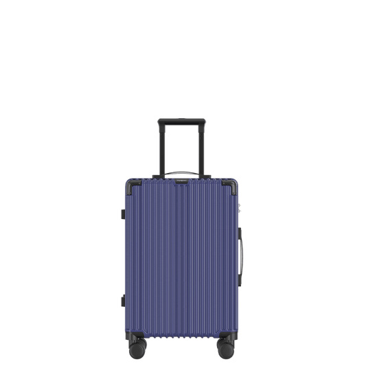 Voyagoux® CLASSIC - Handbagage - Duurzame Reiskoffer - Donkerblauw | 39L, Small (S)