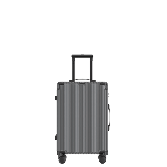 Voyagoux® CLASSIC - Handbagage - Duurzame Reiskoffer - Donkergrijs | 39L, Small (S)