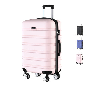 Voyagoux® REVELATION - Handbagage Reiskoffer - 39L - Koffers - Reiskoffer met wielen - Lichtroze - TSA Slot - Voyagoux